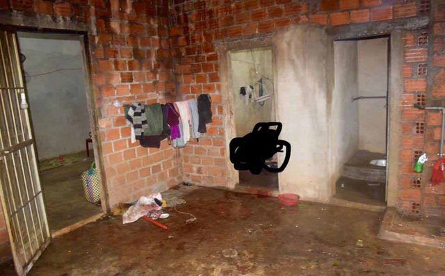Chồng chém chết vợ rồi tự sát bất thành vì cuồng ghen Hiện trường vụ án
