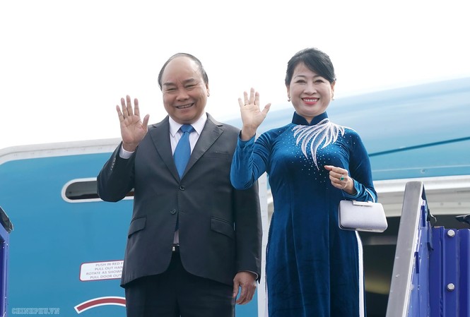 Thủ tướng đến Stockholm, bắt đầu thăm chính thức Thụy Điển Ảnh: VGP/Quang Hiếu
