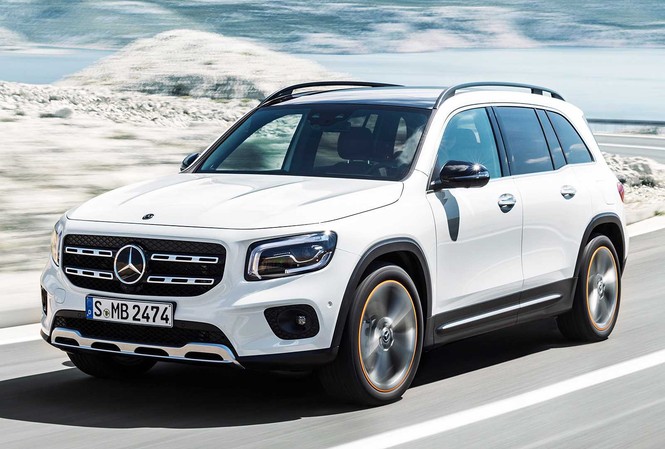 Mercedes-Benz GLB chÃnh thức lá» diá»n, bắt Äầu bán từ cuá»i nÄm nay