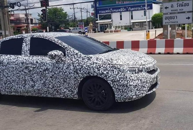 Honda City 2020 rò rỉ những hình ảnh chạy thử trên đường phố Honda City 2020 rò rỉ những hình ảnh chạy thử trên đường phố