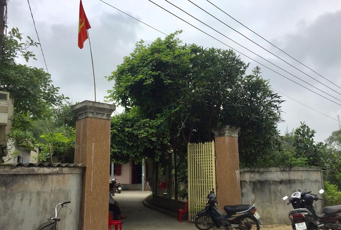 Nam sinh lớp 9 nghi bị cậu ruột đánh đã tử vong Ngôi nhà nơi xảy ra sự việc.