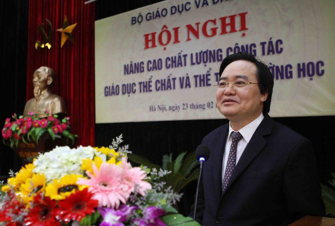 Bộ trưởng Phùng Xuân Nhạ: Bỏ tư duy giáo dục thể chất là môn phụ Bộ trưởng Bộ GD&ĐT Phùng Xuân Nhạ phát biểu tại hội nghị