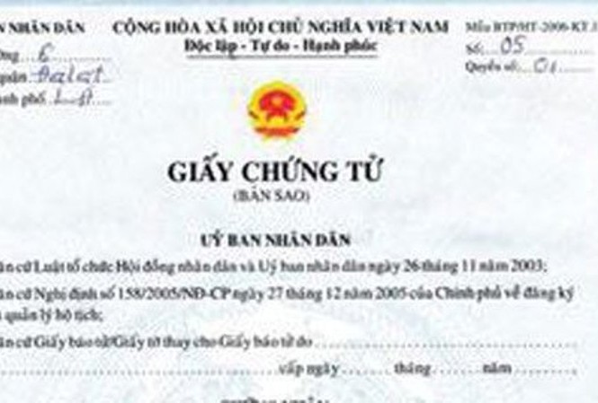 Quy định về cấp giấy báo tử và thủ tục đăng ký khai tử Ảnh minh họa.