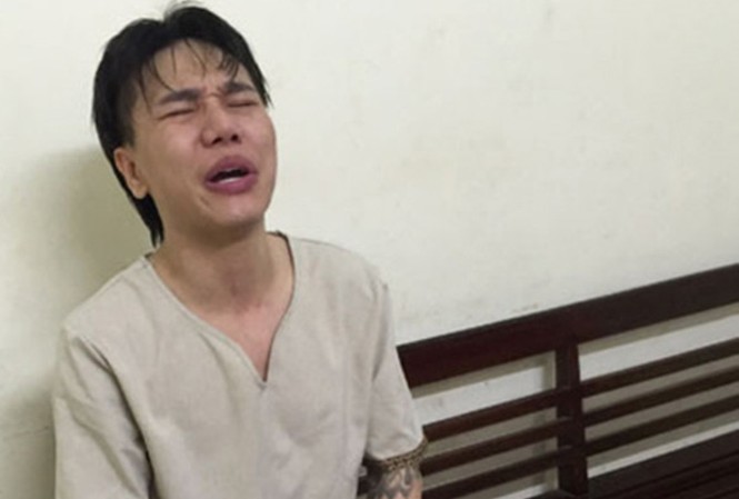 Hành trình phê ma túy rồi giết người của ca sĩ Châu Việt Cường Bị cáo Châu Việt Cường tại thời điểm bị bắt.