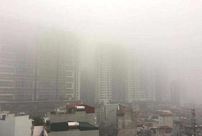 Sương mù bao phủ miền Bắc đến hết tuần Sương mù bao phủ miền Bắc đến hết tuần