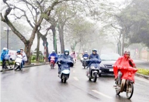 Không khí lạnh tăng cường, miền Bắc tiếp tục mưa rét Không khí lạnh tăng cường, miền Bắc tiếp tục mưa rét