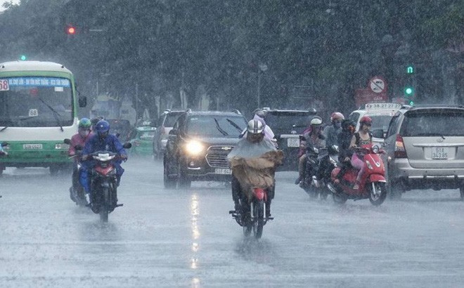 Chiều tối và đêm nay xuất hiện đợt mưa kéo dài ở Bắc Bộ Chiều tối và đêm nay xuất hiện đợt mưa kéo dài ở Bắc Bộ