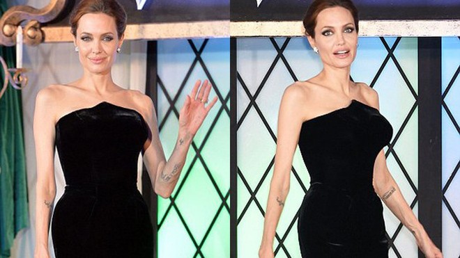 Angelia Jolie diện đầm đen quyến rũ tại Nhật Bản Angelia Jolie diện đầm đen quyến rũ tại Nhật Bản