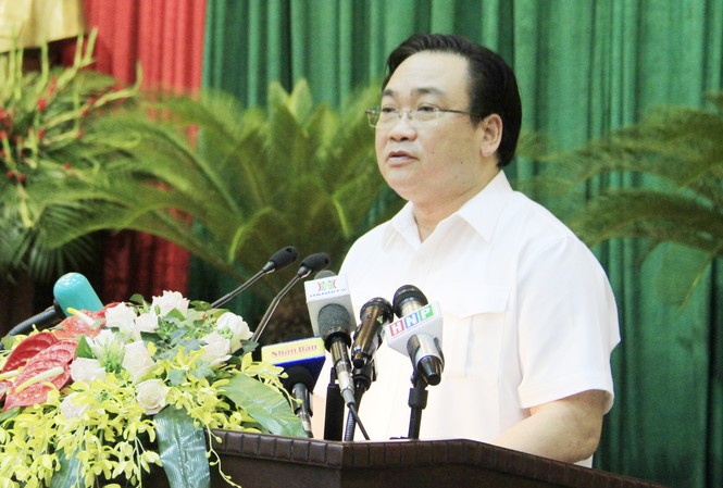 Đề nghị có đường dây nóng trực tiếp với Bí thư Hà Nội Bí thư Thành ủy Hà Nội Hoàng Trung Hải