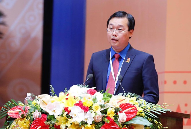 Phát huy xung kích, sáng tạo, khởi nghiệp phát triển đất nước Bí thư Thứ nhất T.Ư Đoàn Lê Quốc Phong. Ảnh: Như Ý