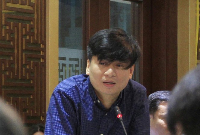 Ca sĩ Tấn Minh ủng hộ tự chủ nhưng Nhà hát Thăng Long 'không có gì trong tay' NSƯT Tấn Minh, Giám đốc Nhà hát Ca múa nhạc Thăng Long. Ảnh: Trường Phong