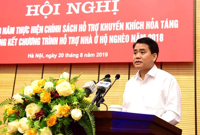 Hà Nội tăng cường hỗ trợ, khuyến khích người dân hỏa táng Chủ tịch UBND thành phố Hà Nội Nguyễn Đức Chung