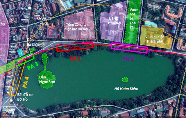 Chủ tịch Nguyễn Đức Chung: Vị trí đặt ga C9 cạnh bờ hồ Gươm là tối ưu Hà Nội khẳng định vị trí đặt ga C9 theo phương án 1 là tối ưu