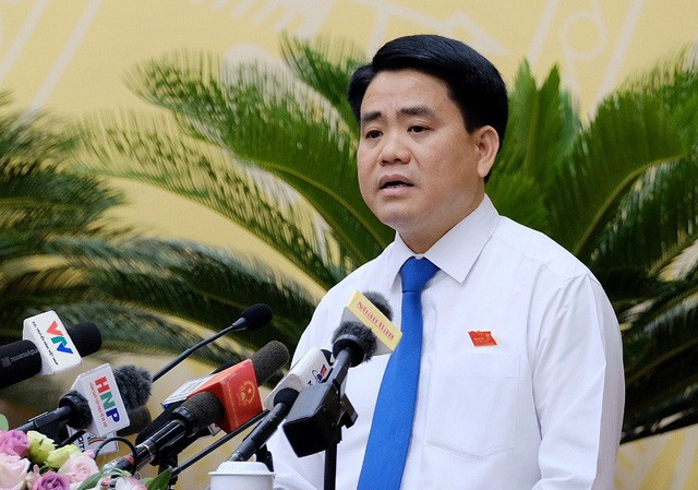 Sau gần 1 tháng, Chủ tịch Hà Nội 'xin rút kinh nghiệm sâu sắc' vụ nước sông Đà Chủ tịch UBND thành phố Hà Nội Nguyễn Đức Chung