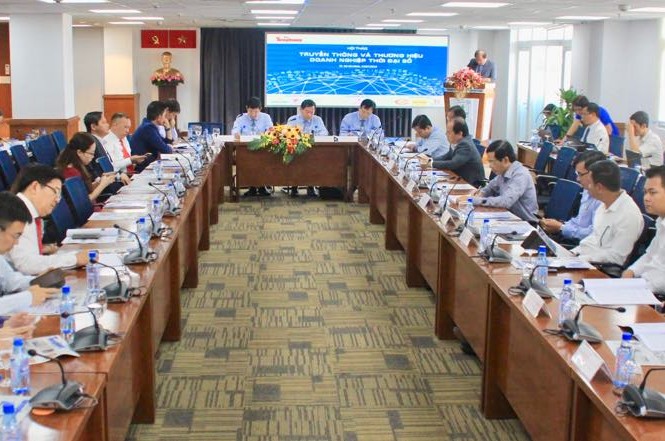 'Một số cơ quan báo chí cố tình đưa tin bất lợi cho doanh nghiệp' Quang cảnh hội thảo