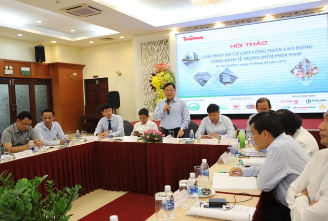 Đủ thứ cái khó cản bước nhà giá rẻ Hội thảo đã đưa ra nhiều ý kiến, giải pháp về vấn đề nhà ở cho người lao động