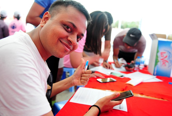 Nhiều chân chạy nước ngoài tranh tài ở Marathon Tiền Phong 2019 Nhiều chân chạy nước ngoài tranh tài ở Marathon Tiền Phong 2019
