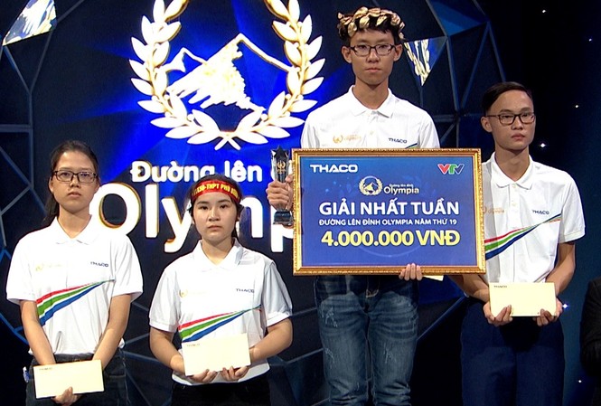 'Làm xiếc' màn về đích, 10X Tiền Giang lọt top điểm cao nhất Olympia năm 19 Võ Thành Trung (THPT chuyên Tiền Giang, Tiền Giang) đạt 400 điểm