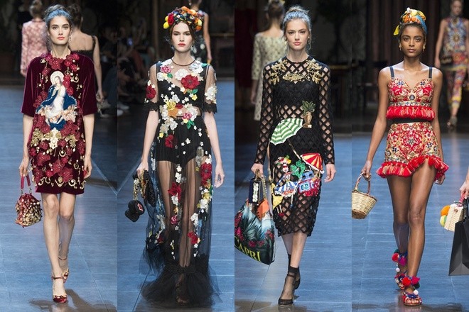Thăng hoa cảm xúc với BST xuân hè 2016 của Dolce & Gabbana Thăng hoa cảm xúc với BST xuân hè 2016 của Dolce & Gabbana