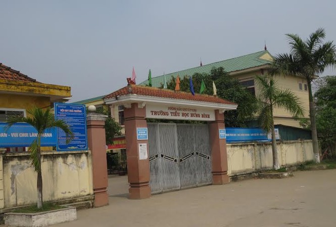 Tạm đình chỉ thầy giáo bị tố dâm ô với học sinh lớp 3 Trường tiểu học Hưng Bình.