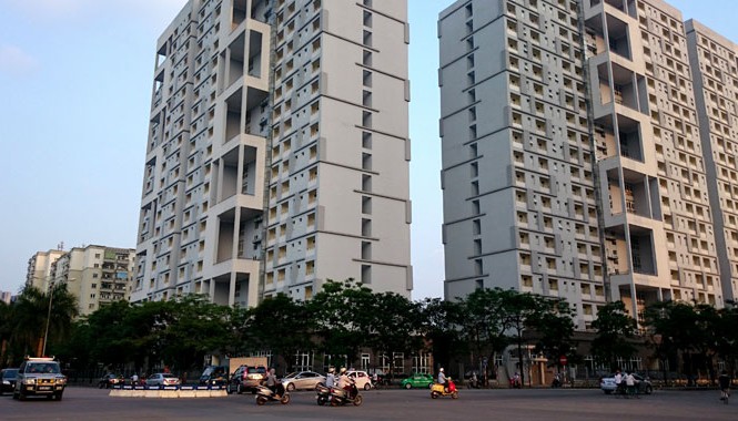 Hà Nội sắp đưa hai ký túc xá lớn vào hoạt động Khu ký túc xá tập trung quy mô lớn tại Mỹ Đình 2. Ảnh: như ý