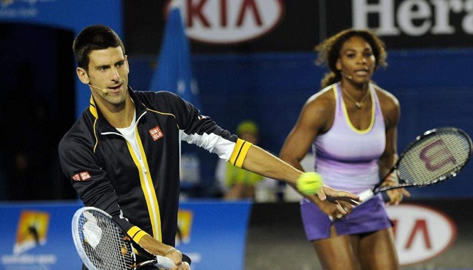 Cơ hội cuối cho Djokovic và Williams trước thềm US Open Djokovic và Williams là hai ứng viên sáng giá cho chức vô địch. Ảnh: AP