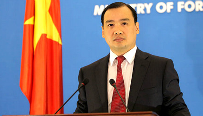 Việt Nam, Nhật Bản hợp tác tăng cường năng lực biển Người phát ngôn Bộ Ngoại giao Lê Hải Bình