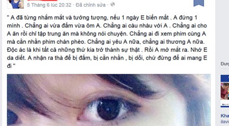 Tâm sự định mệnh của nữ sinh bị cây đè chết Dòng chia sẻ của cô gái như định mệnh.
