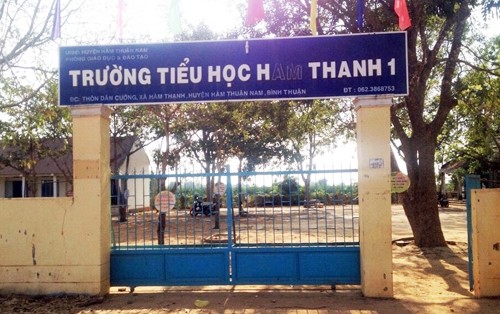 Hiệu trưởng 'cắt xén' tiền ăn của học sinh nghèo Trường tiểu học nơi xảy ra vụ việc. Ảnh: Tư Huynh