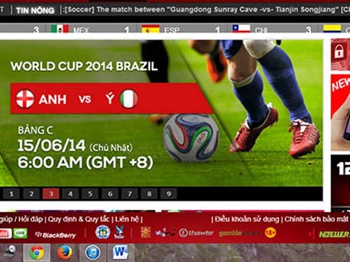Ngăn chặn hơn 3.000 web cá độ mùa World Cup Ảnh minh họa