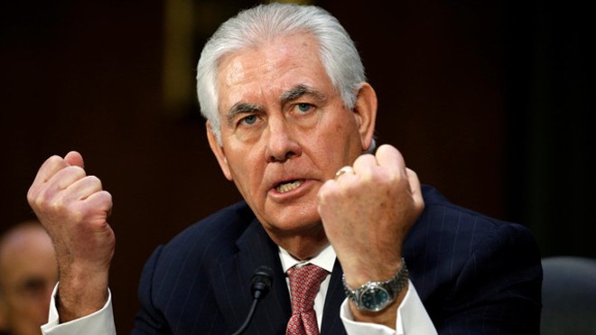 Tân Ngoại trưởng Mỹ và 'núi' thách thức phía trước Tân Ngoại trưởng Mỹ Rex Tillerson (Ảnh: Reuters)