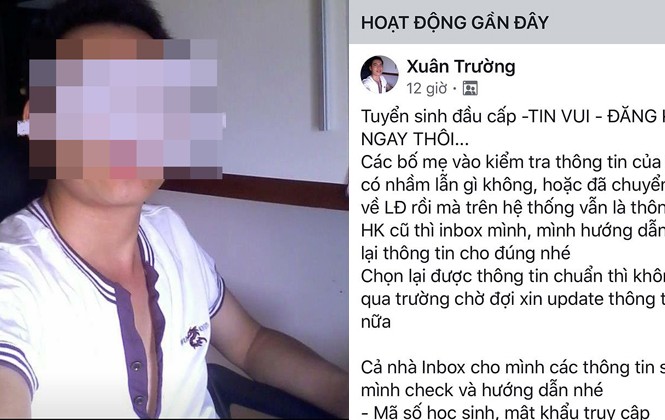 Cảnh báo việc giả mạo hỗ trợ chỉnh sửa thông tin tuyển sinh trực tuyến Cảnh báo việc giả mạo hỗ trợ chỉnh sửa thông tin tuyển sinh trực tuyến