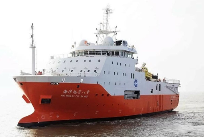 Chuyên gia Mỹ: Phạm vi quan ngại về Biển Đông đang mở rộng Tàu Hải Dương 8 của Trung Quốc. Ảnh: Bloomberg.