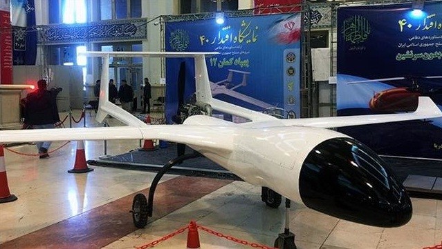 Giữa căng thẳng với Mỹ, Iran trình làng nhiều vũ khí mới tại Triển lãm quân sự Iran trình làng nhiều lại máy bay không người lái tại Triển lãm quân sự.