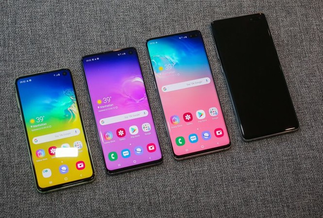 'Chào hàng' nhiều cải tiến, Samsung Galaxy S10 vẫn gặp nhiều khó khăn 4 mẫu Samsung Galaxy S10.