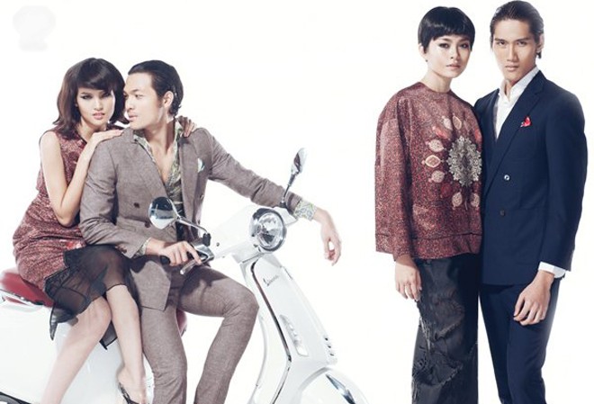Top 4 Next Top Model cực sành điệu bên Vespa Top 4 Next Top Model cực sành điệu bên Vespa