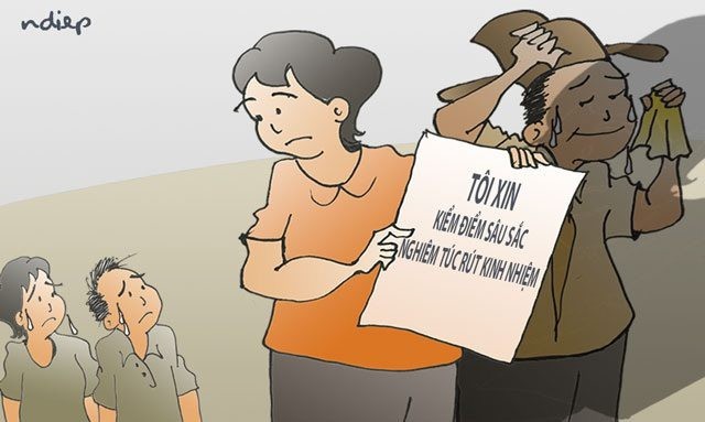 Vì sao vợ ông Triệu Tài Vinh 'không biết con được nâng điểm' mà vẫn bị kiểm điểm Phó Chủ nhiệm Ủy ban Kiểm tra Tỉnh ủy Hà Giang cho biết bà Hà bị kiểm điểm vì sau khi phát hiện việc con gái được tác động nâng điểm đã không chủ động báo cáo về lý do con được nâng điểm. (Đồ họa: Ngọc Diệp).