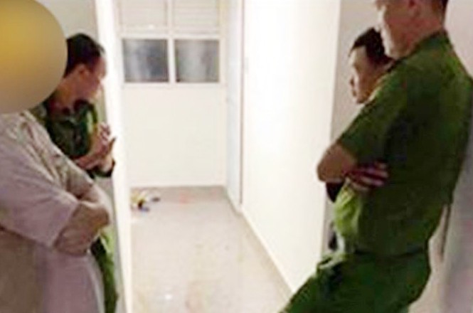 Thanh niên bị nữ đồng nghiệp đâm chết trong chung cư Hiện trường nơi xảy ra án mạng