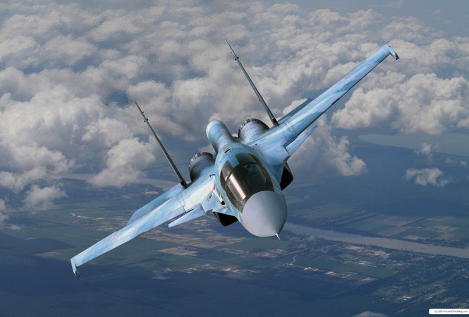 Cận cảnh ‘xe tăng bay’ Su-34 có hỏa lực ghê gớm Cận cảnh ‘xe tăng bay’ Su-34 có hỏa lực ghê gớm