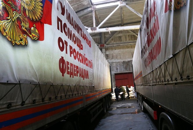 Nga thành lập đoàn xe nhân đạo thứ 10 tới Ukraine Nga đang chuẩn bị chuyến hàng nhân đạo thứ 10 tới miền Đông Ukraine