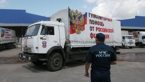 Đoàn xe nhân đạo thứ 36 Nga tới Đông Ukraine Một tuần, Nga đưa 2 đoàn xe nhân đạo sang miền Đông Ukraine