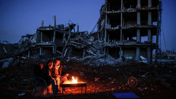 Nguy cơ chiến tranh toàn diện ở Syria với sự tham gia của Iran, Nga Ảnh: AFP