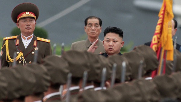 Ông Kim Jong-un kêu gọi quân đội sẵn sàng tấn công Ảnh: RIA Novosti
