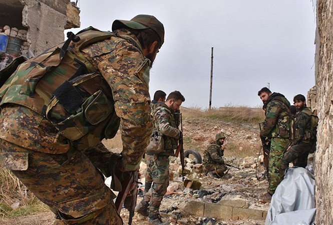 Sau thắng lợi ở Aleppo, chiến trường Syria hoàn toàn thay đổi Ảnh: AP