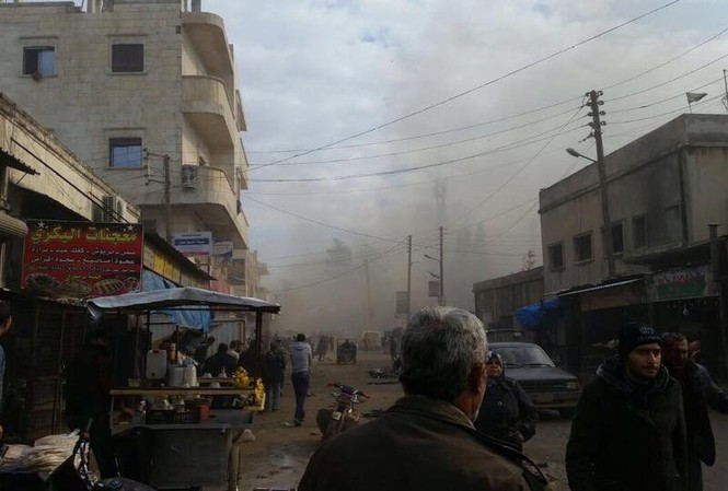 Đánh bom xe ở Syria, hơn 60 người thương vong Ảnh: Twitter