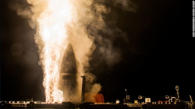 THẾ GIỚI 24H: Mỹ - Nhật Bản thử thành công tên lửa đánh chặn Ảnh: US Navy