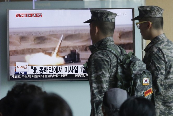 Báo Hàn Quốc nói Triều Tiên thử tên lửa thất bại Ảnh: VnNews