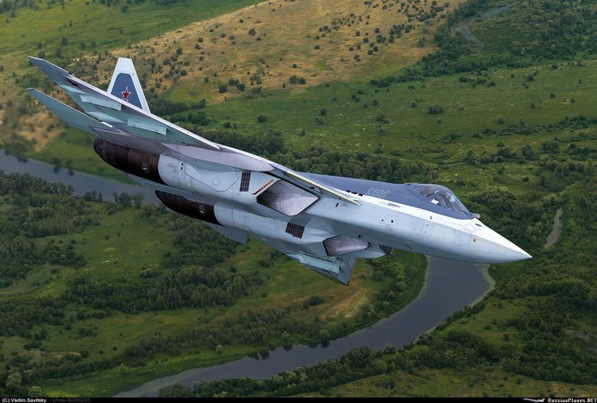 Hé lộ những tính năng độc nhất vô nhị của tiêm kích Su-57 Ảnh: Bộ Quốc phòng Nga