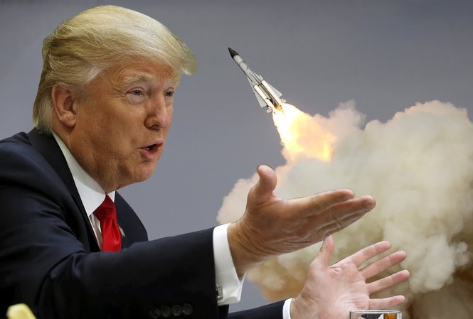 Ông Trump khuyên Nga 'sẵn sàng' bắn hạ tên lửa phóng vào Syria Ảnh: Reuters