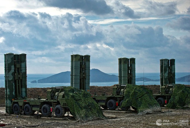 Nga tuyên bố triển khai xong S-400 ở Crimea Nga tuyên bố triển khai xong S-400 ở Crimea. Ảnh: RIA Novosti